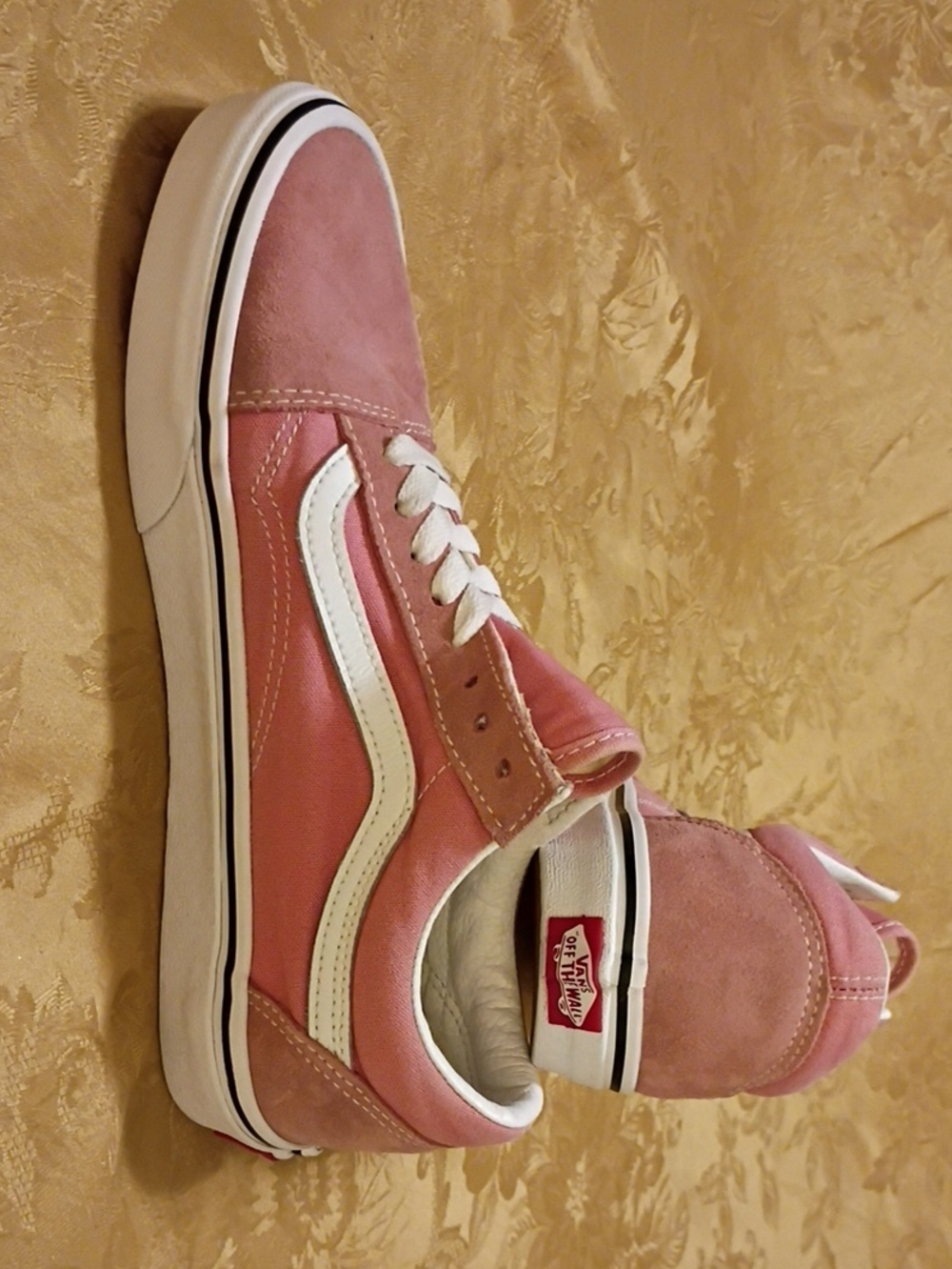 VANS Old Skool Pink Suede & Canvas Low-Top Women's 9.0 Men's 7.5